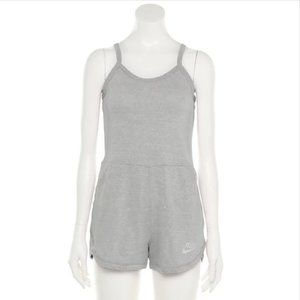 NWT HEATHER GRAY NIKE GYM ROMPER | SMALL (4-6)